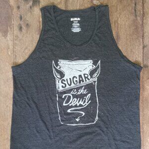 SUGAR IS THE DEVIL  Hand Printed